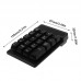 Мини-клавиатура беспроводная @LUX K317 NumPad Slim, Black, USB