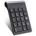 Міні-клавіатура, бездротова @LUX K319G NumPad Slim, Black, USB