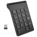 Міні-клавіатура, бездротова @LUX K319G NumPad Slim, Black, USB