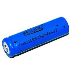 Аккумулятор Li-Ion BAILONG 14500 3,7v 2200mAH