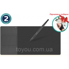 Графический планшет Huion Inspiroy G10T + перчатка